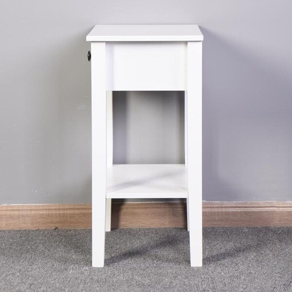 Bedroom Floor-standing Storage Table with a Drawer