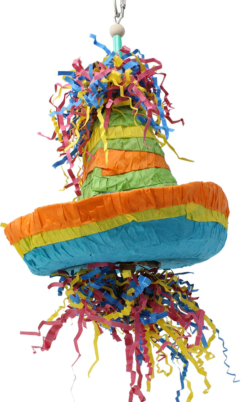 2198 Pinata Hat Medium Bird Toy