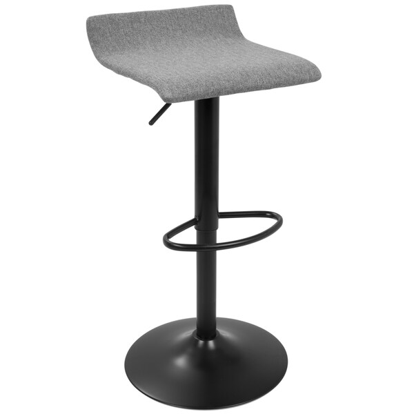 Ale XL Contemporary Adjustable Swivel Bar Stool (Set of 2)