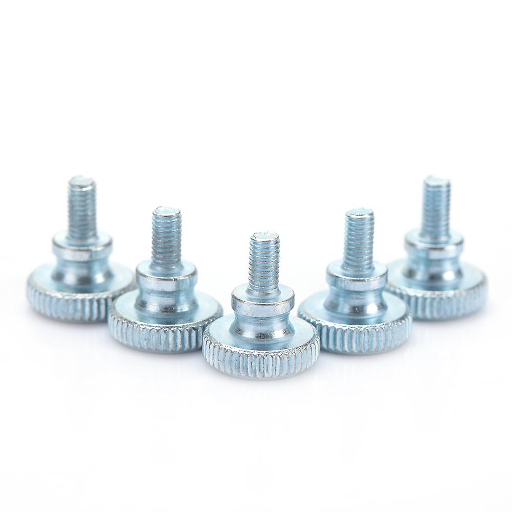 100 Pcs M3 Carbon Steel Step Hand Screw Flat Knurled Head Thumb Screws Bolts For Tv And Monitor Mount[m3*12100pcs]