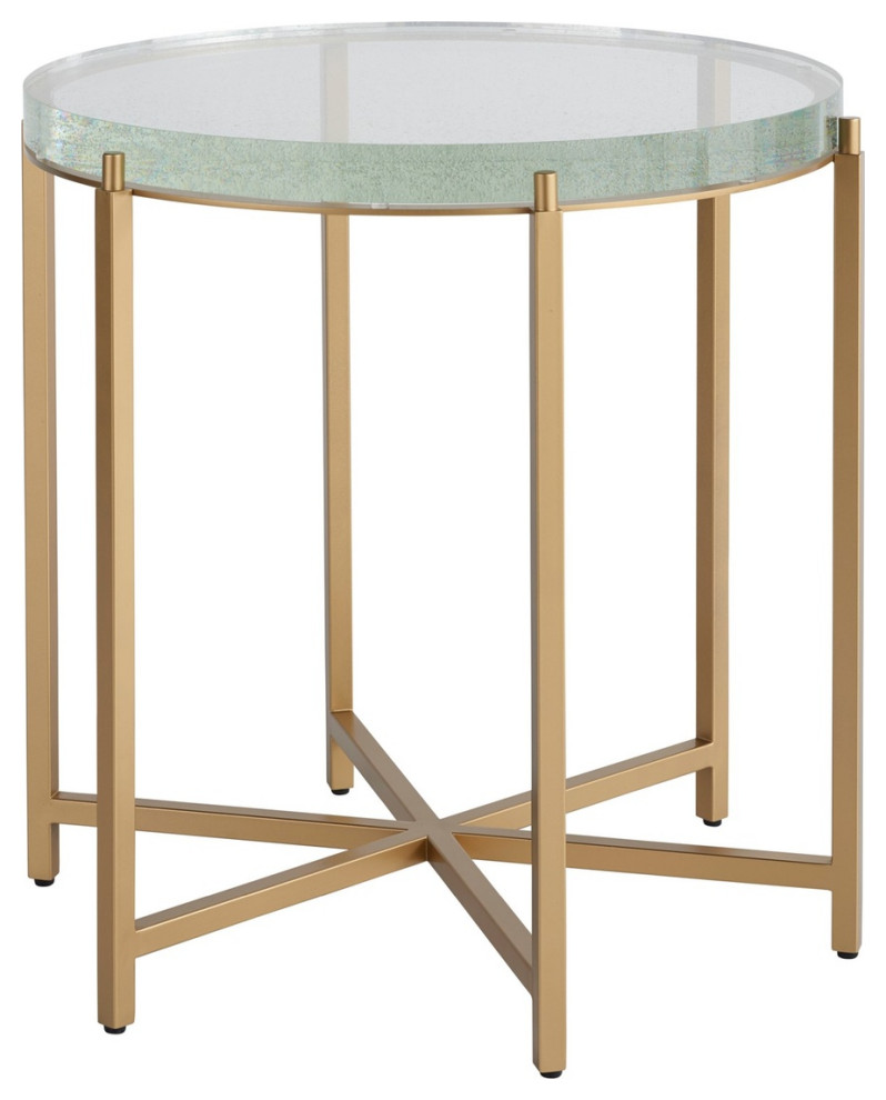 Miranda Kerr by Universal Furniture Metal End Table  Gold   Contemporary   Side Tables And End Tables   by Universal Furniture Company  Houzz