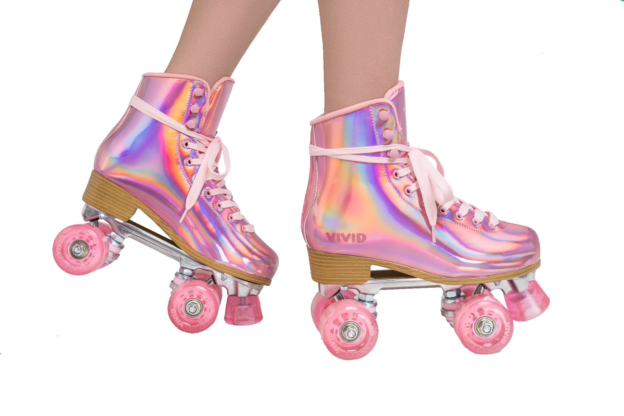 Pink Prisma Roller Skates