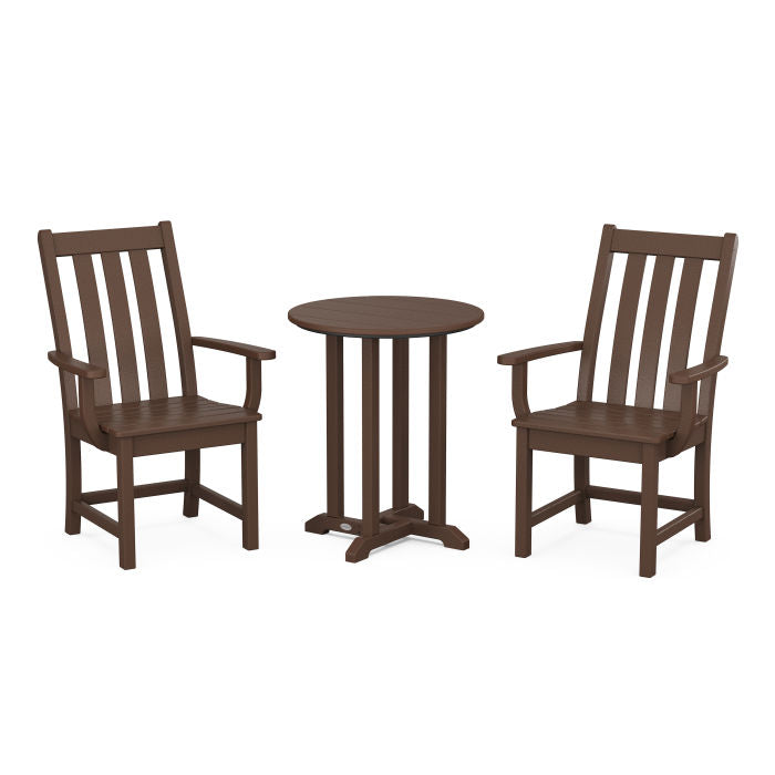 Polywood Vineyard 3-Piece Round Dining Set PWS1318-1