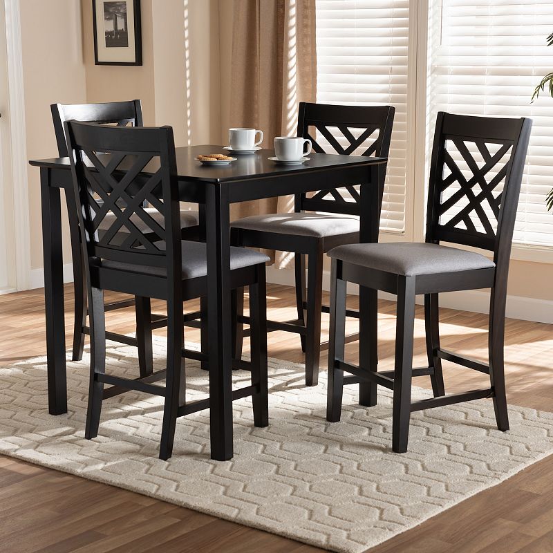 Baxton Studio Caron 5-Piece Pub Set