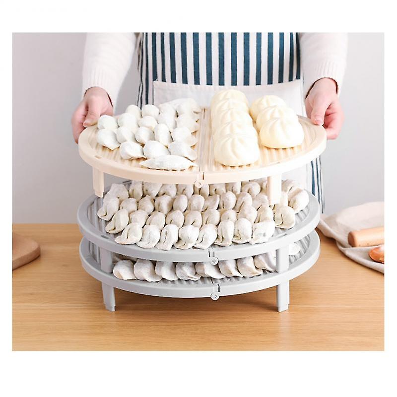 Non-slip Dumplings Storage Rack Plastic Can Be Superimposed Buns Baking Pastry Holder Tray Cooking Tool Kitchen Accessories