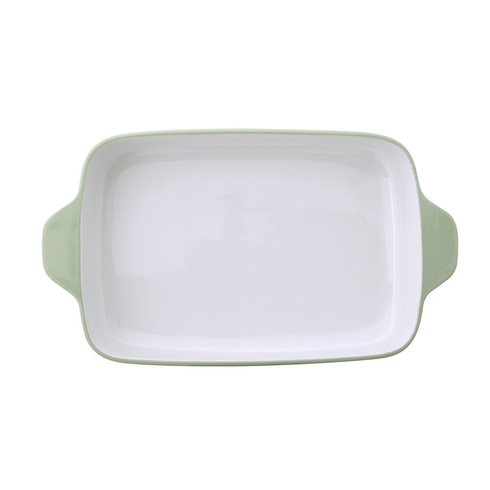KitchenAid Vitrified Stoneware 2 qt Rect Baker  Pistachio