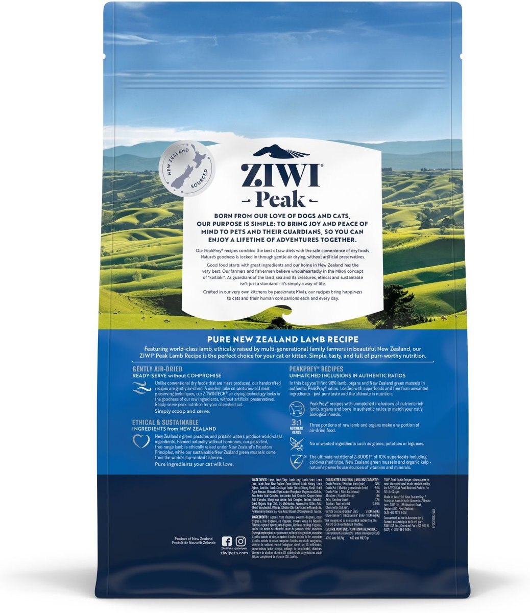 Ziwi Peak Air-Dried Lamb Recipe Cat Food