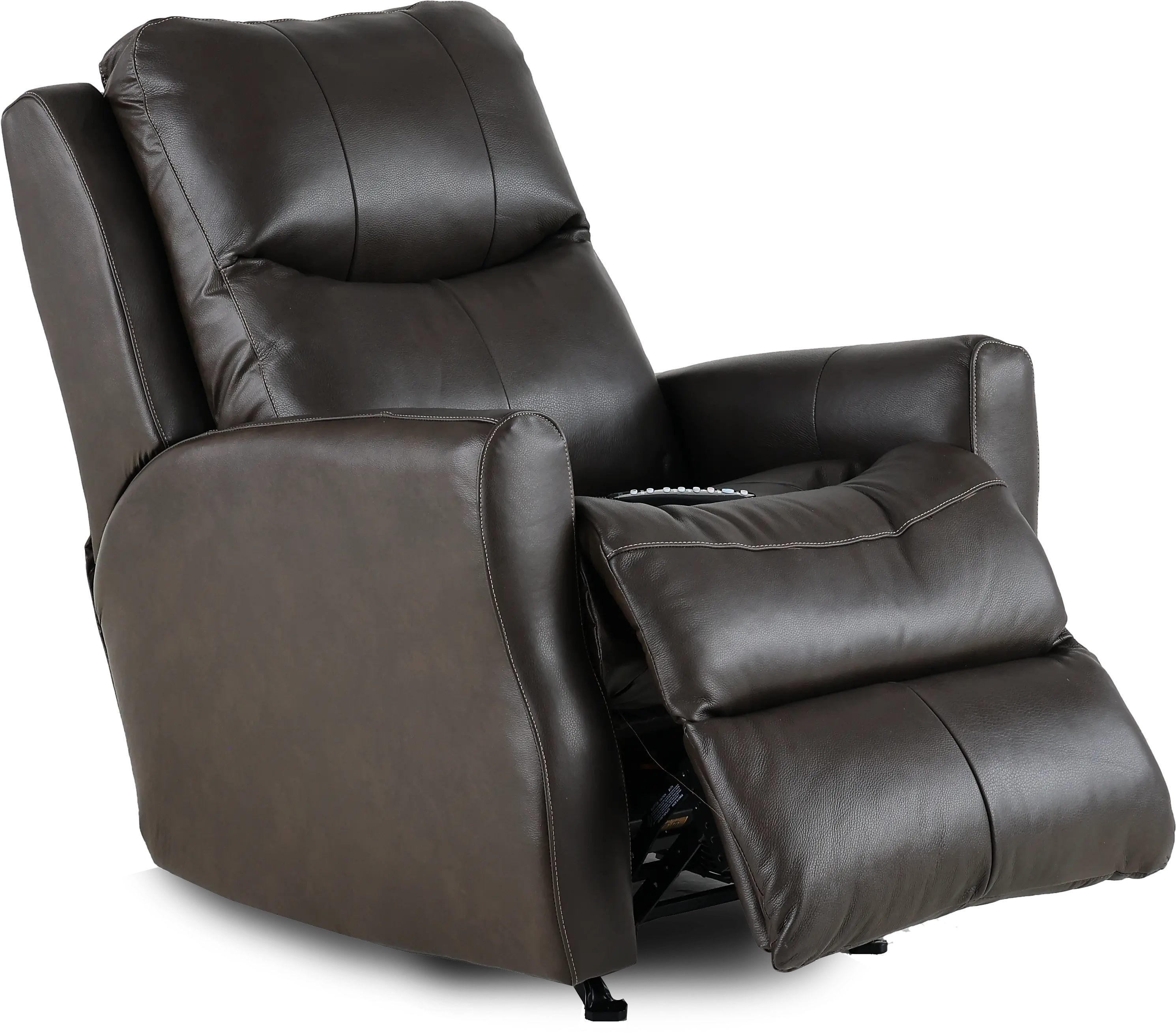 Jack Fossil SoCozi Leather-Match Rocking Power Recliner