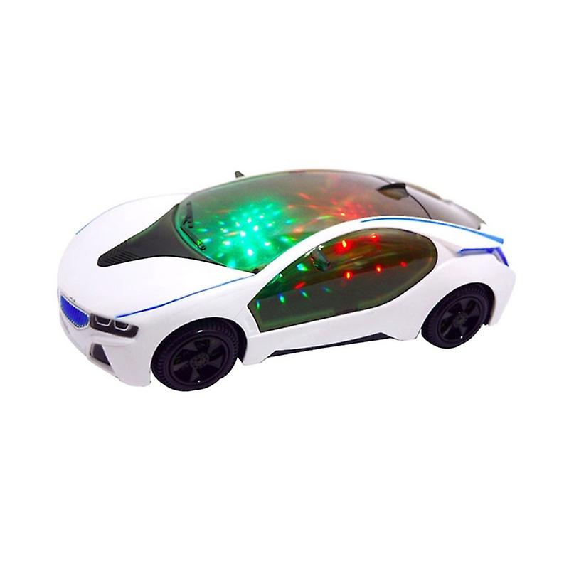 3d Led Car Toys Flashing Light Car Toys Avoid Obstacles Automatically Turn Music Sound Electric