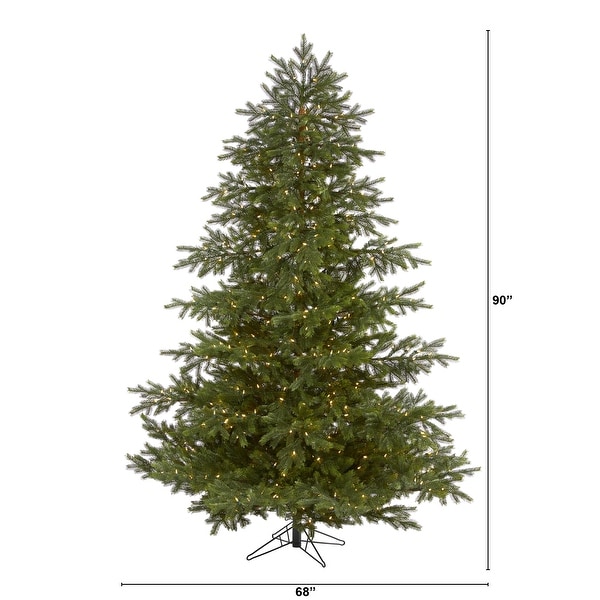 7.5' South Carolina Spruce Real Touch Christmas Tree with 650 Lights