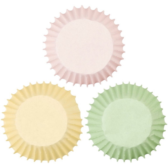 Wilton 415 2123 Pastel Mini Cupcake Liners  100 Co...