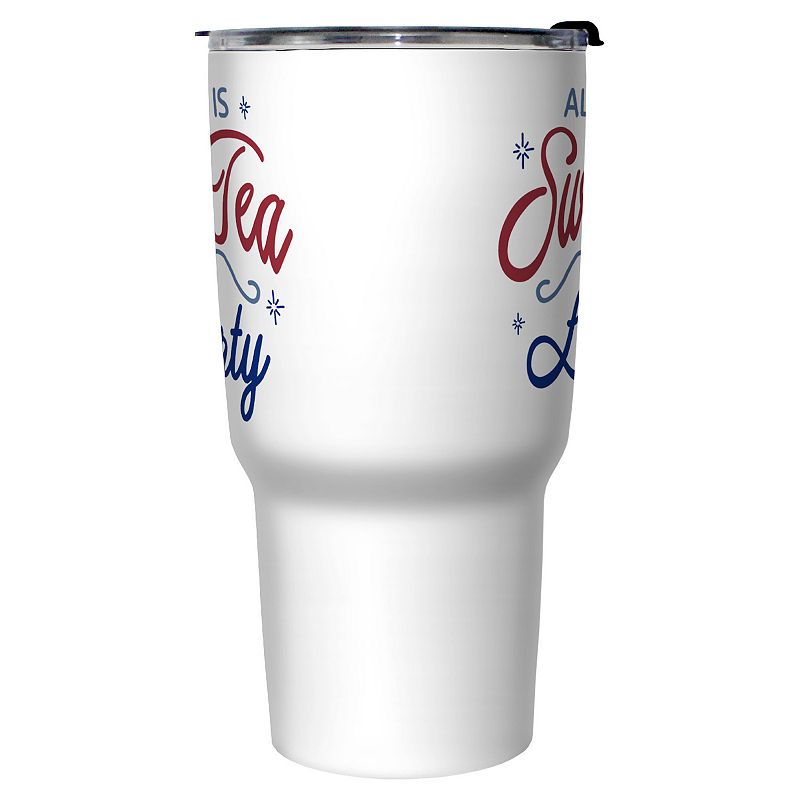 Sweet Tea And Liberty Sign 27-oz. Stainless Steel Travel Mug