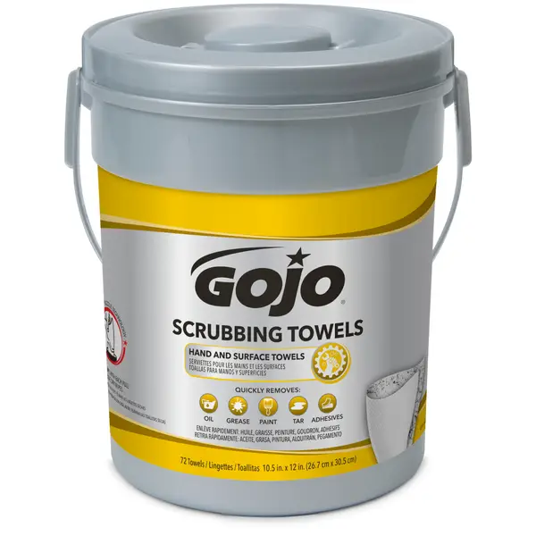 Gojo 72-Count Scrubbing Wipes