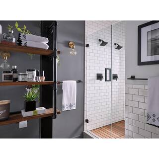 Delta Pivotal 24 in. Towel Bar in Matte Black 79924-BL