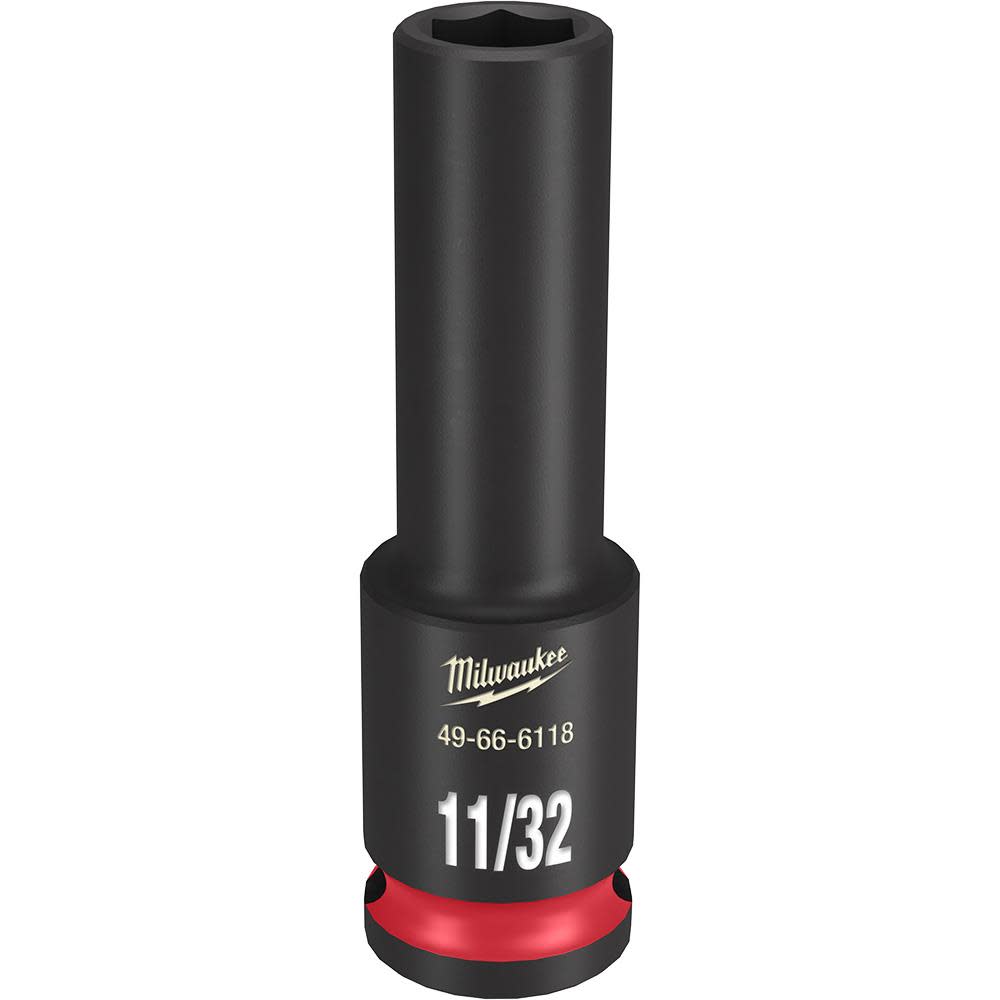 Milwaukee Impact Socket 3/8 Drive 11/32 Deep 6 Point 49-66-6118 from Milwaukee