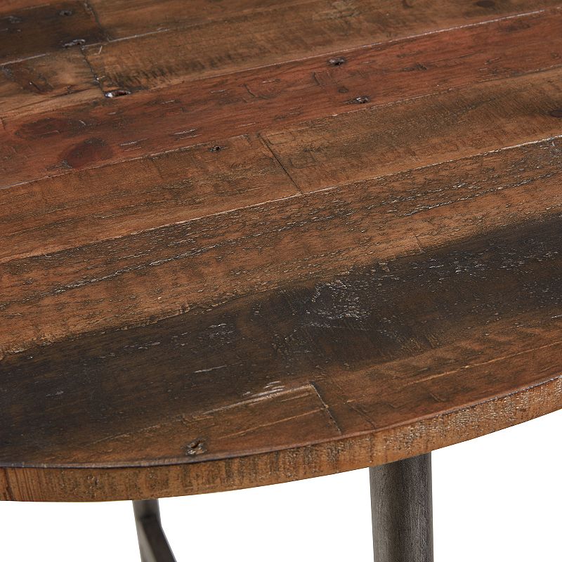 INK+IVY Renu Rustic Industrial Bar Table