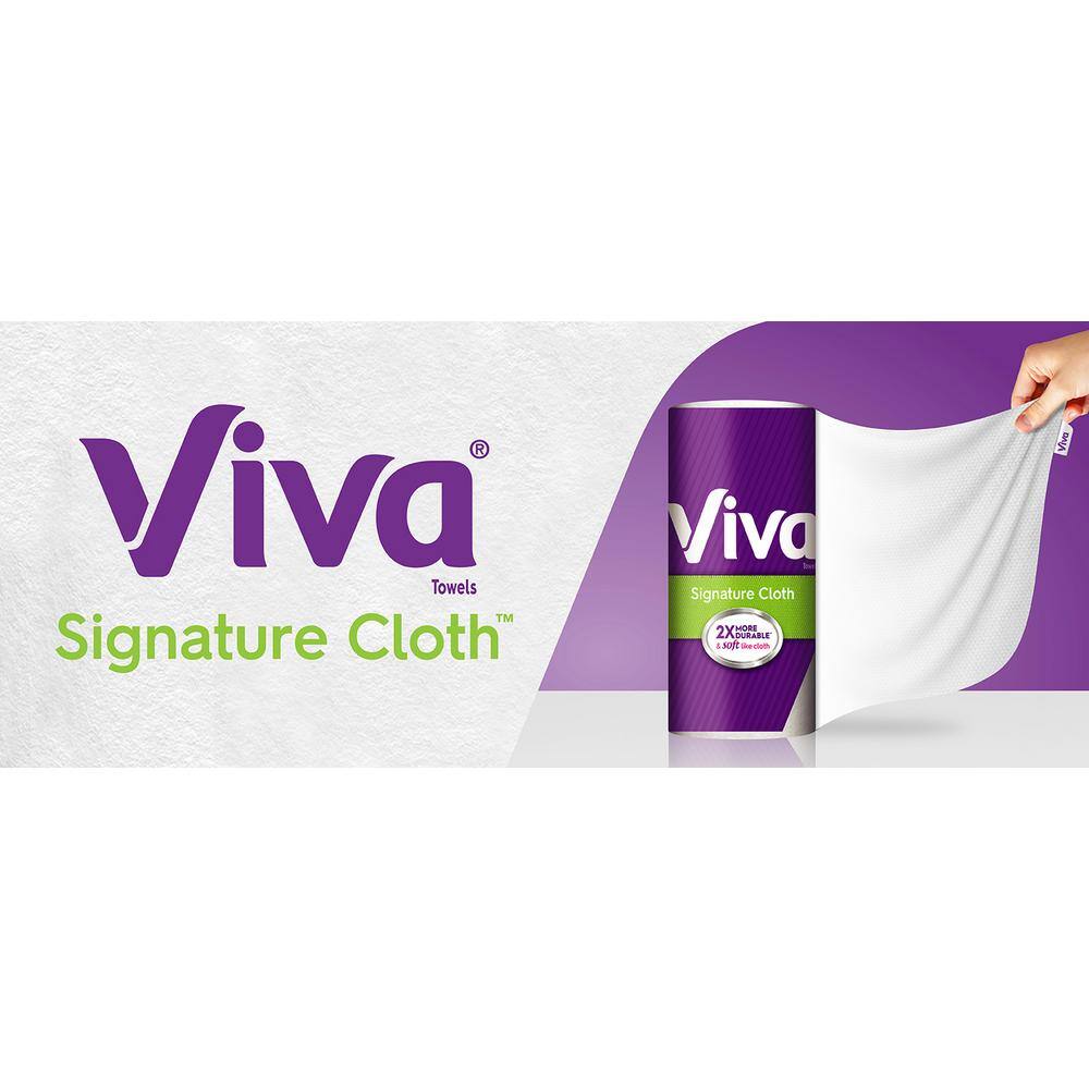 Viva Cloth Paper Towel Roll (156-Sheets Per Roll 6-Rolls Per Pack) (6-Pack of 6-Roll per Pack) 53353