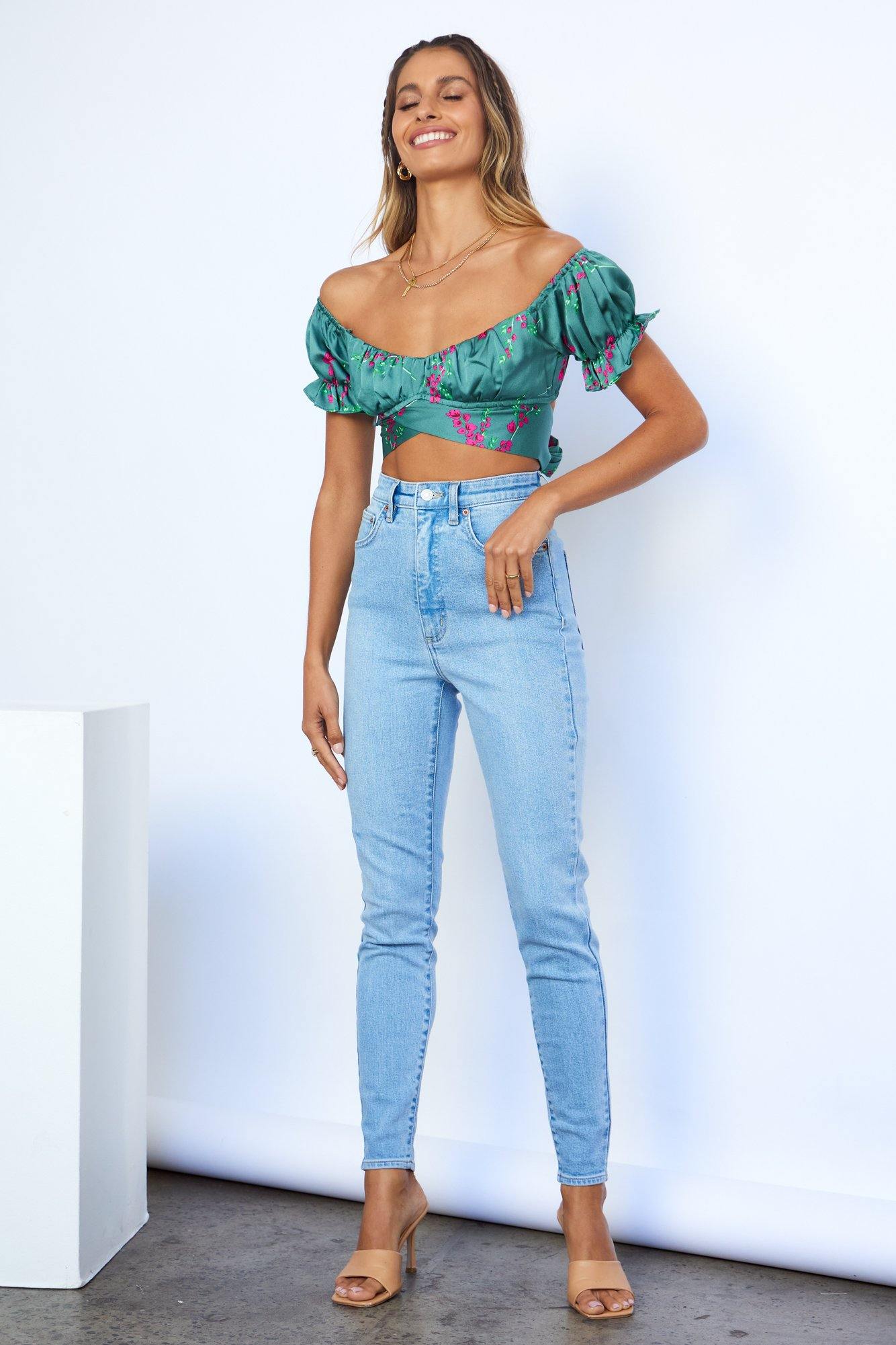 LEE Hourglass High Licks Crop Jeans Optimal Blue