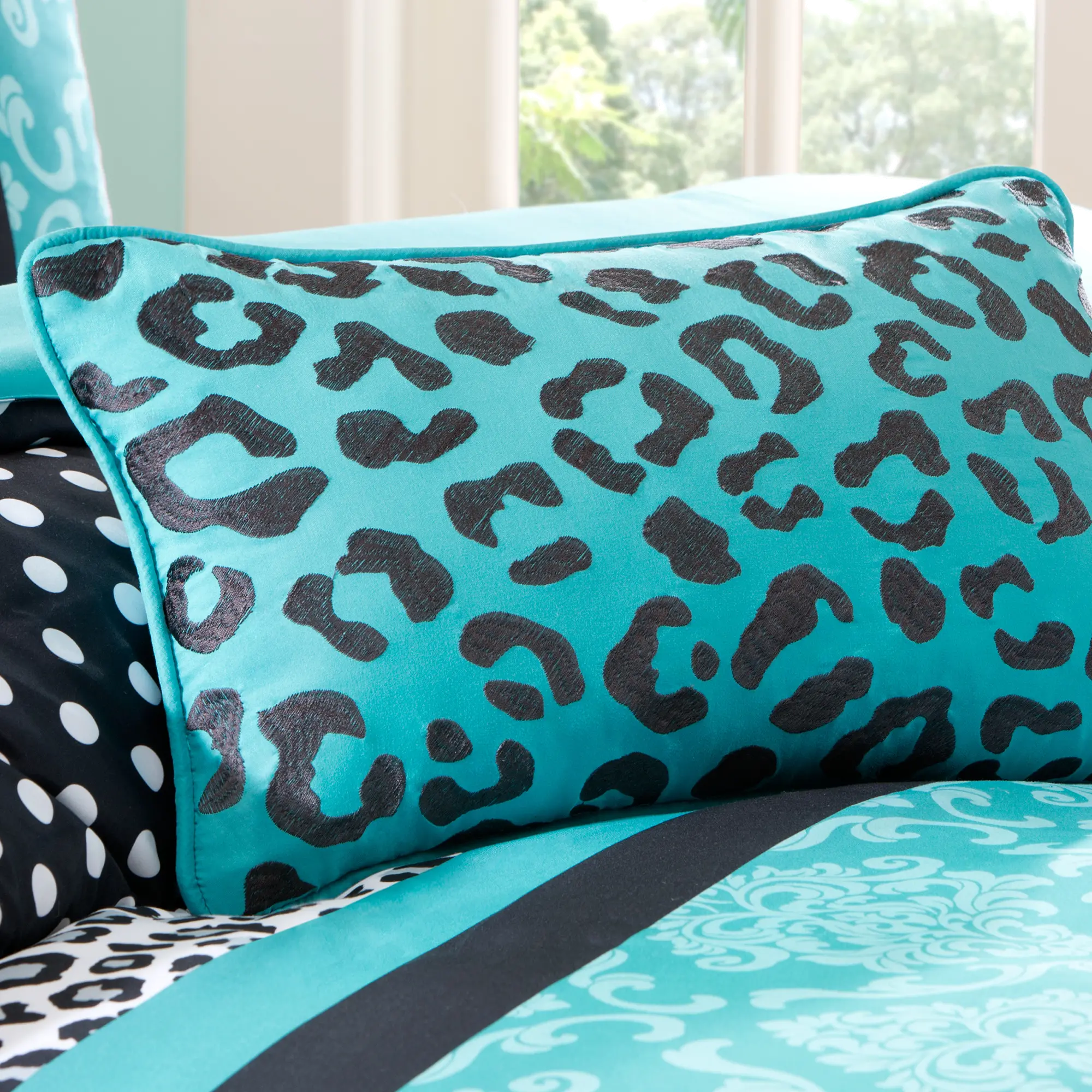 Chloe Teal Twin-Twin XL 3 Piece Bedding Collection