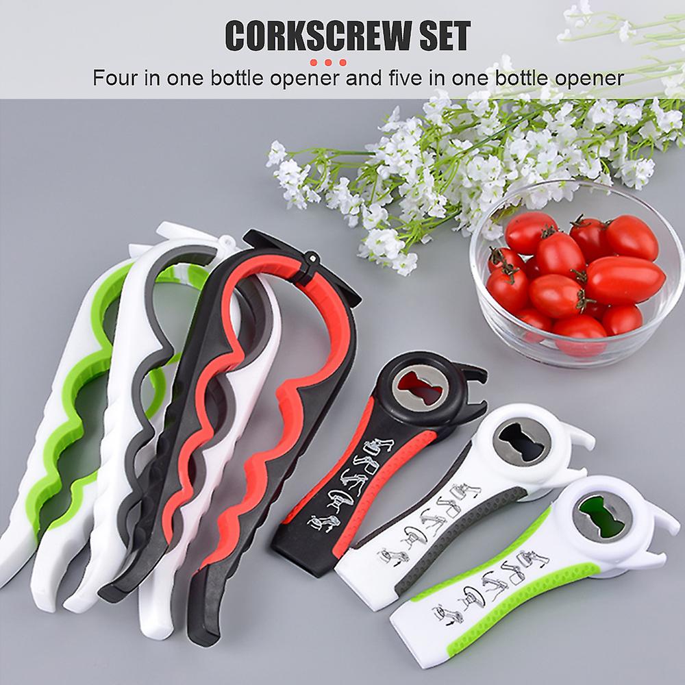 1pcs Can Opener，1pcs Corkscrew