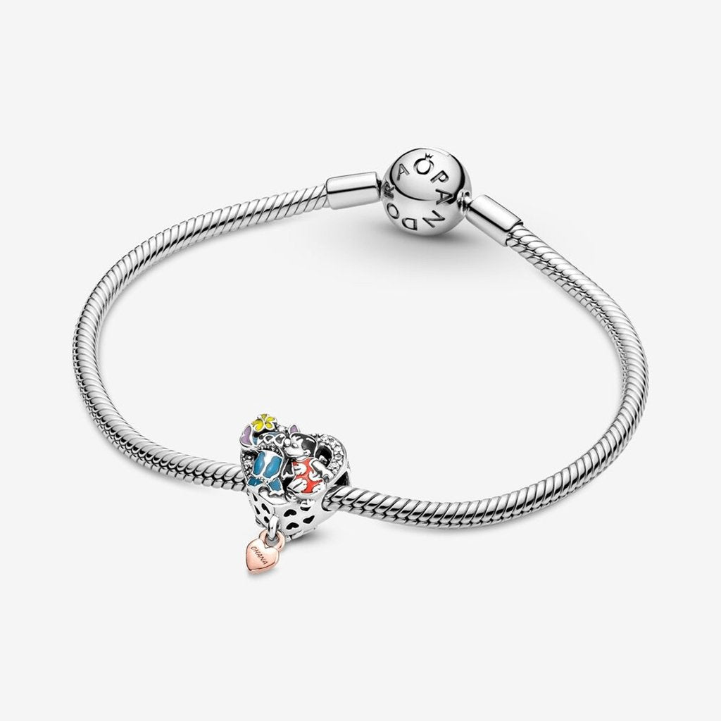 PANDORA  Disney Ohana Lilo & Stitch Inspired Charm