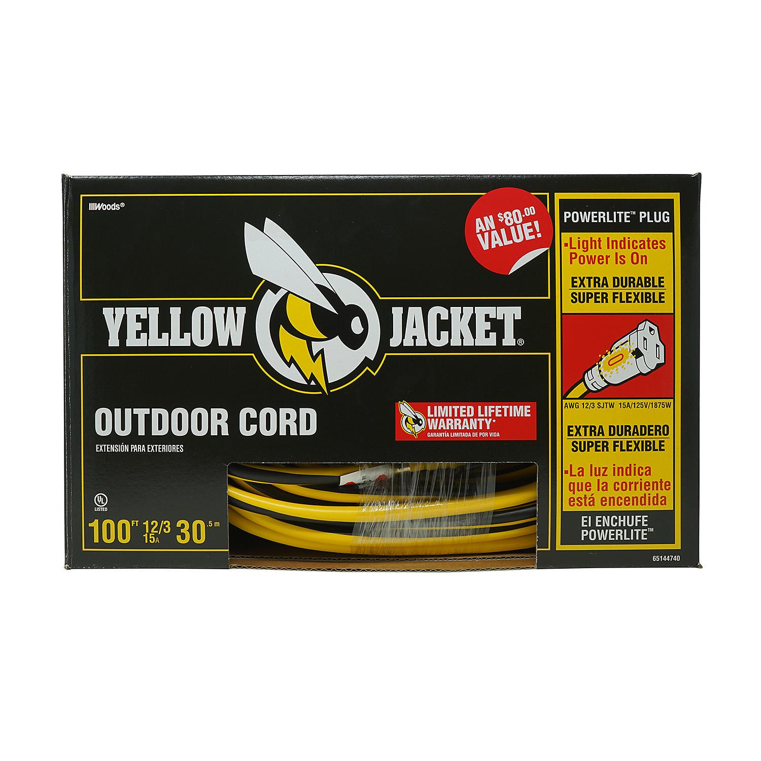 Yellow Jacket 100ft Outdoor Extension Cord w