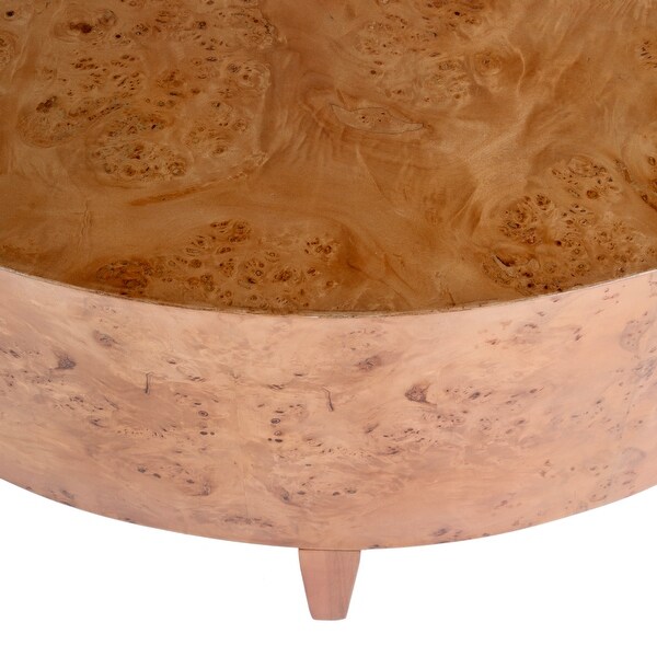 Billie Round Burl Coffee Table