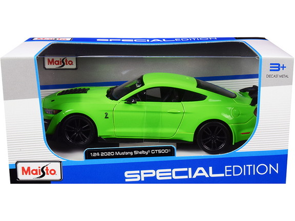 Maisto 2020 Ford Mustang Shelby GT500 Bright Green...