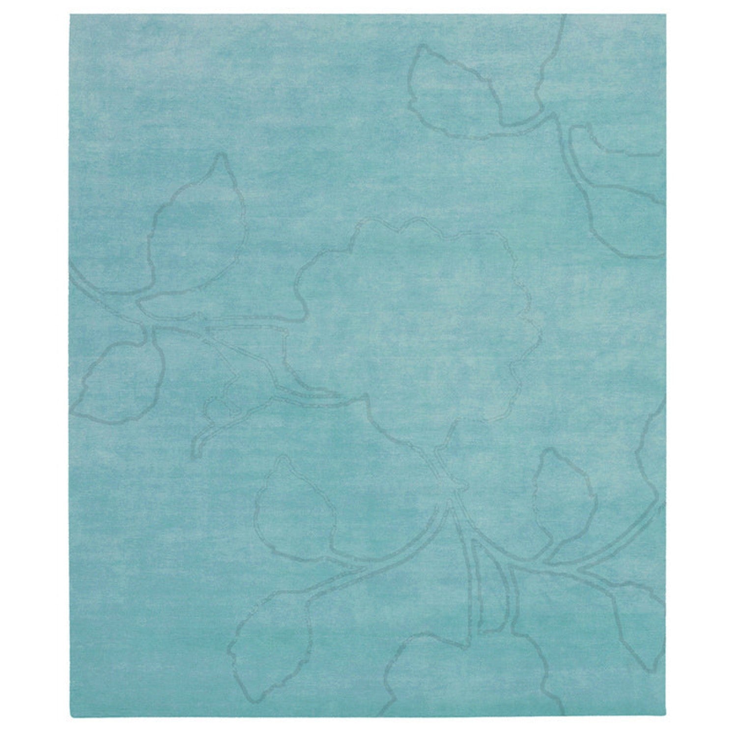 Bellagio Ruby Hand Knotted Aqua Green Rug