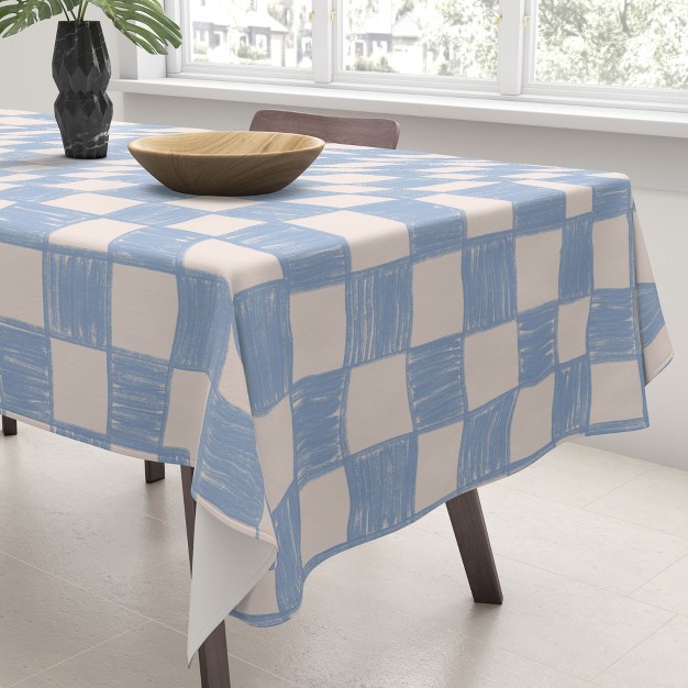 Schatzi Brown Alice Check Powder Tablecloth Deny Designs