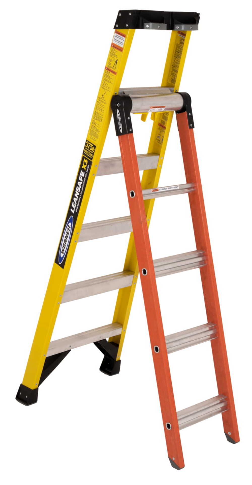 LEANSAFE? X3 Professional 3 in 1 Multi-purpose Ladder ;