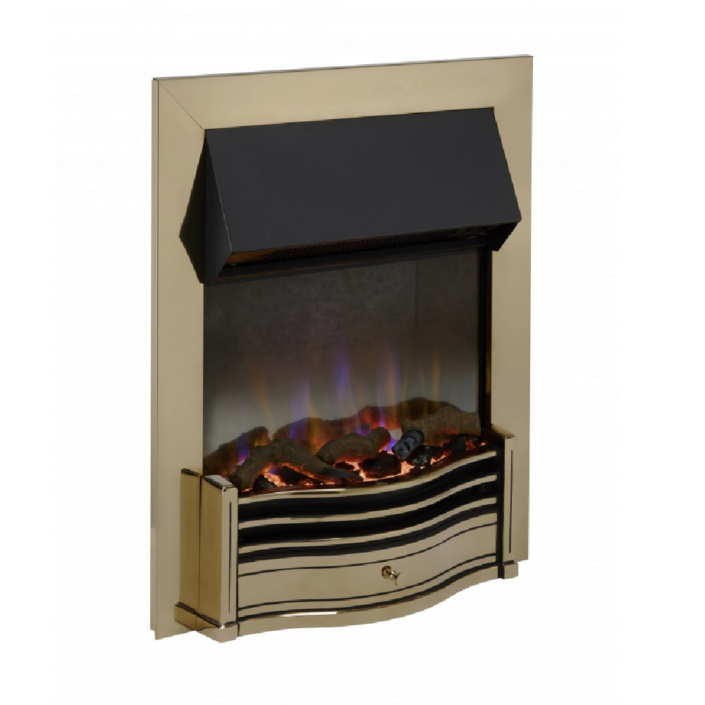 Dimplex DMF20AB Dumfries Antique Brass Optiflame 3D Electric Inset Fire 2kW