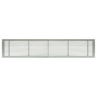 Architectural Grille AG10 Series 2.25 in. x 14 in. Solid Aluminum Fixed Bar SupplyReturn Air Vent Grille Brushed Satin 102251401