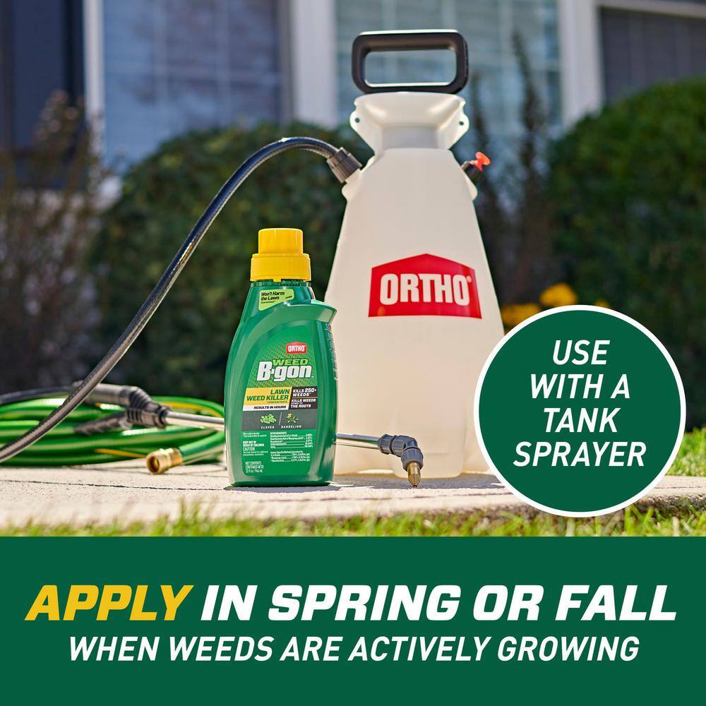 Ortho Weed B gon 32 fl. oz. Lawn Weed Killer Concentrate Kills Clover and Dandelion Down to the Roots 042331005