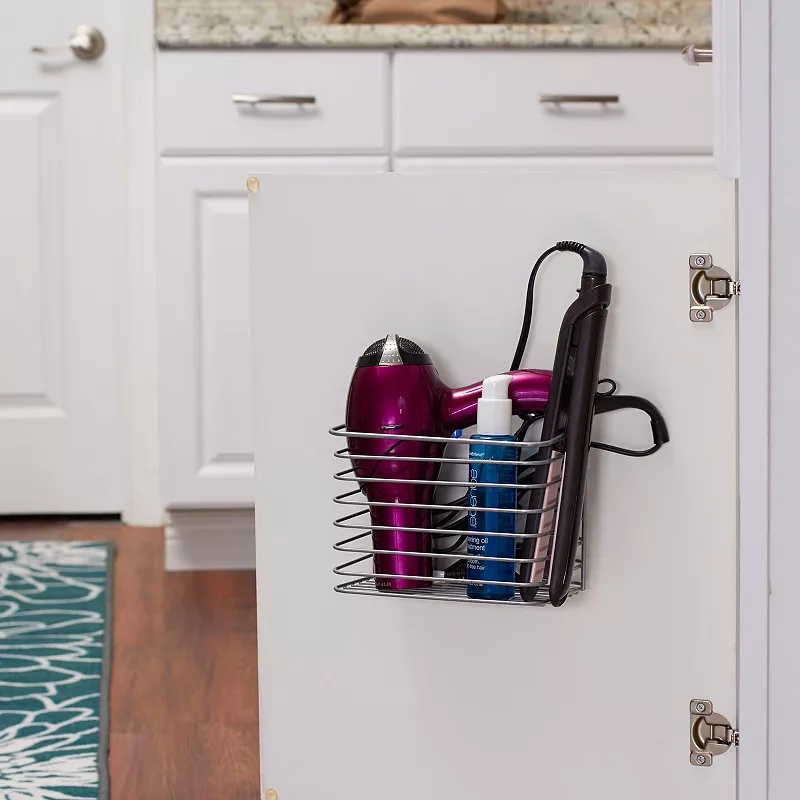 Hinge-It Cabinet Door Organizer Medium Storage Basket