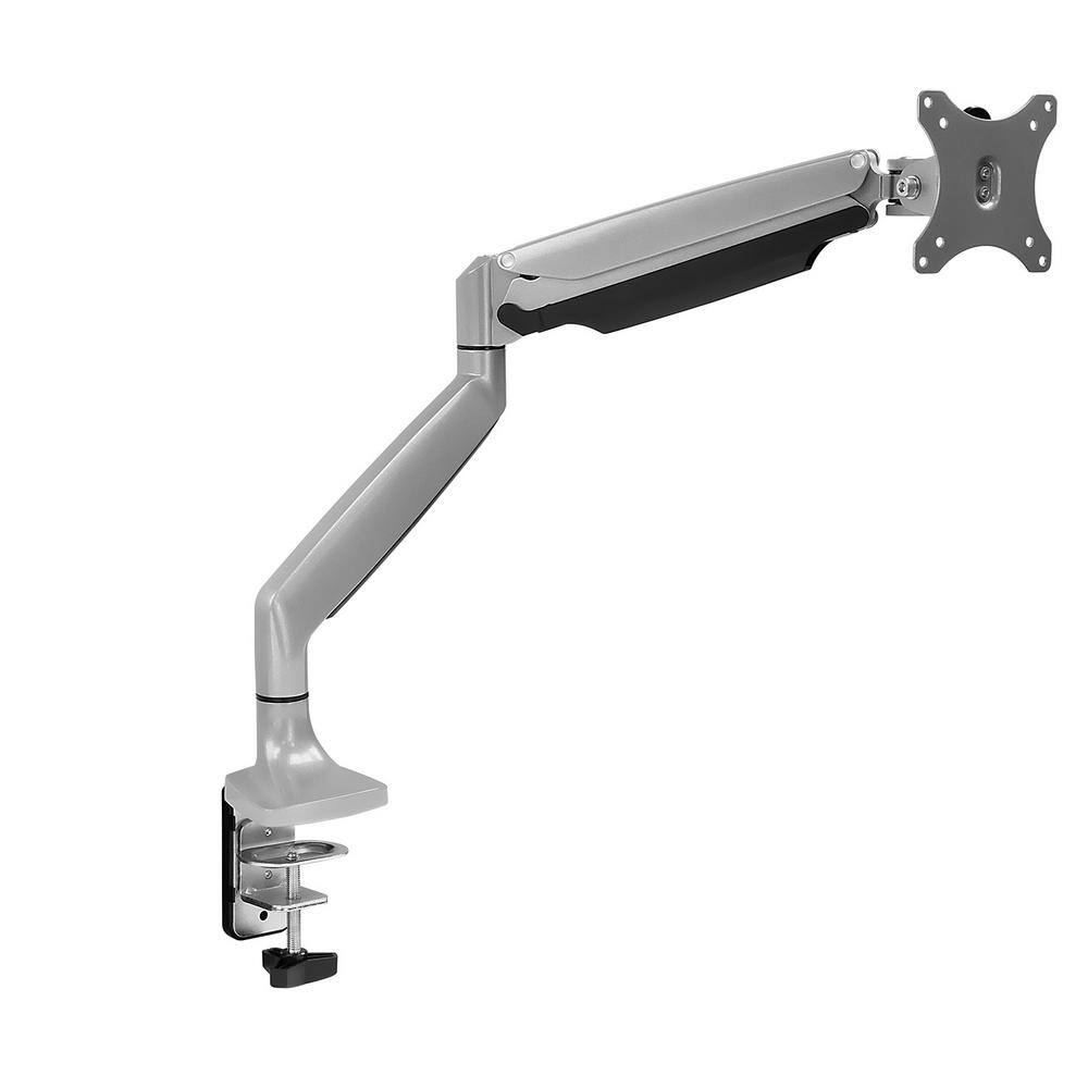 mount-it! Single Monitor Mount with Gas Spring Arm for 13 in. to 32 in. Screens Silver MI-1771S