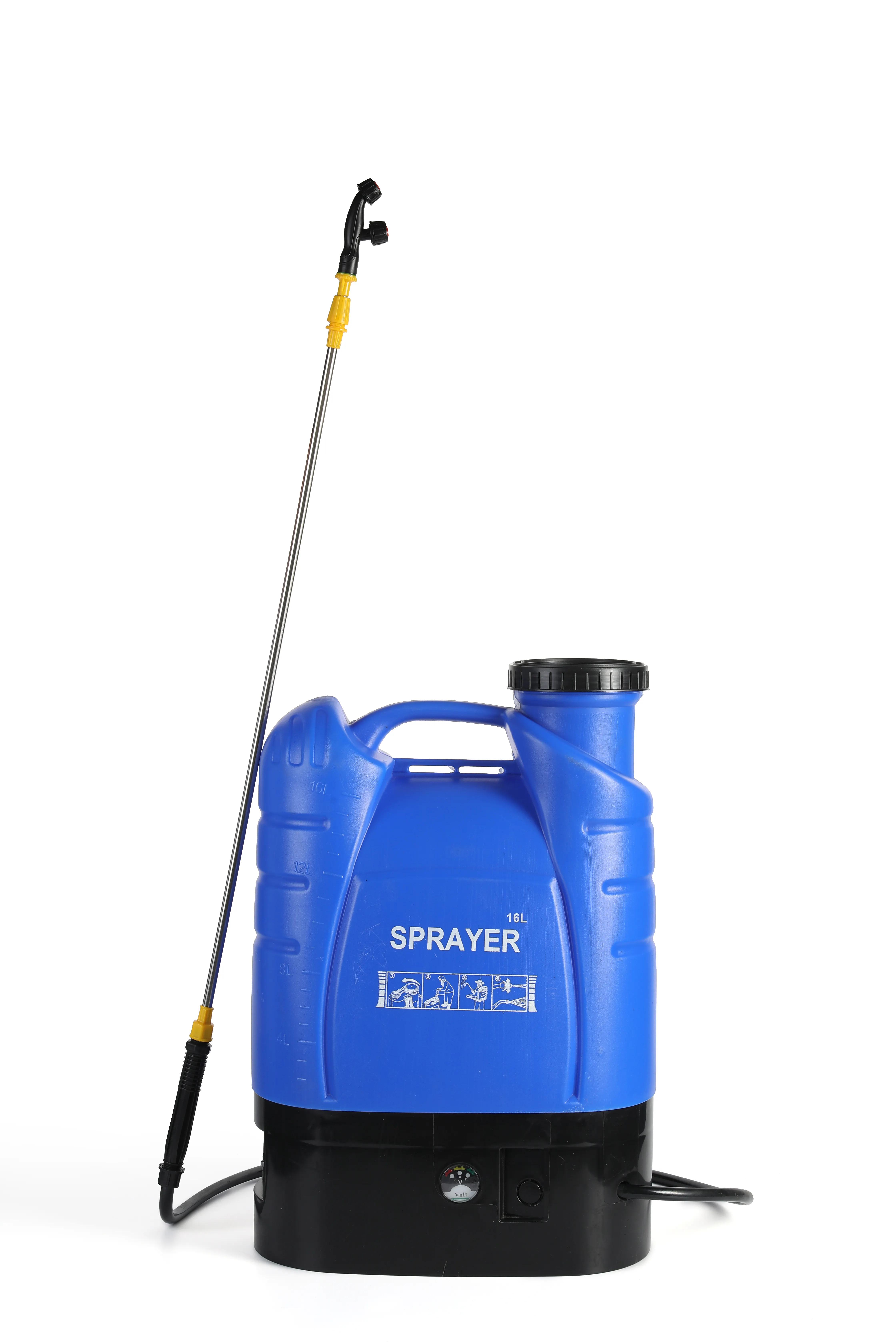 Black Farmate Knapsack Sprayer Hot Selling 16L Electric Battery Knapsack Battery Sprayer