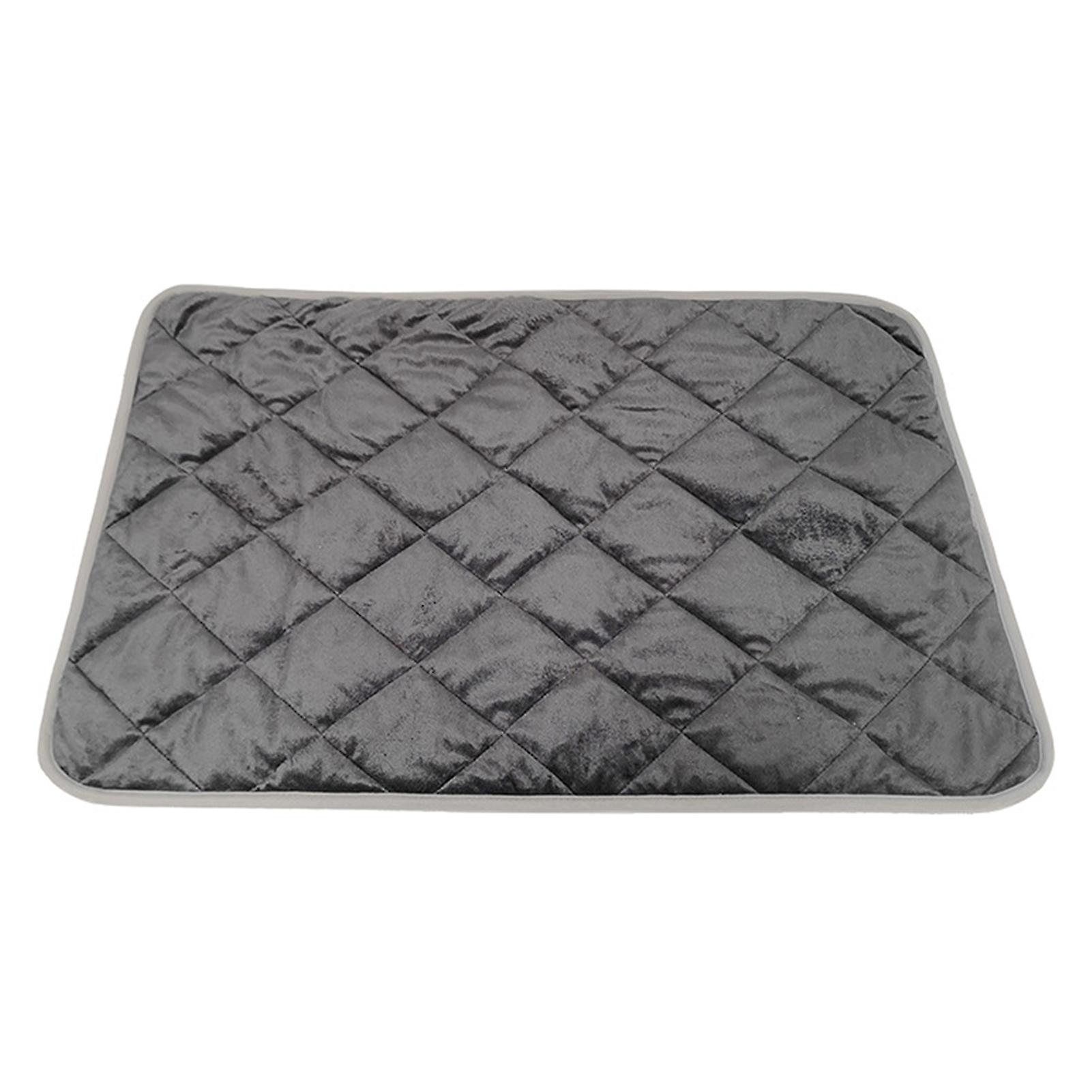 Winter Warming Cat Bed， Self-warming Thermal Pet Mat， Anti-slip Cats And Dogs Bed Pad Grey S