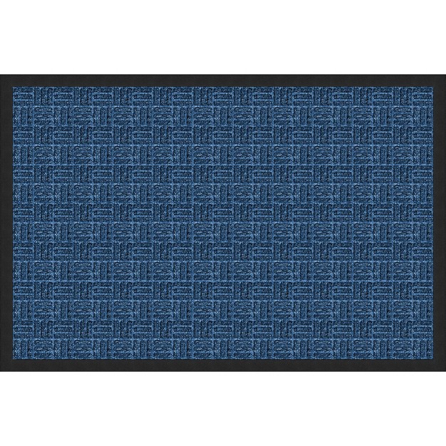 2 x27 x3 x27 Gate Keeper Doormat Blue Apache Mills