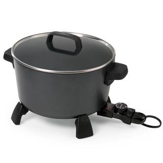 Presto 10 qt. Black Kitchen Kettle Deep Fryer-Multi Cooker 06009