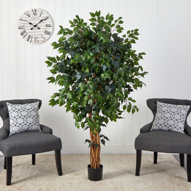 Nearly Natural 5.5-ft Palace Ficus Artificial Tree