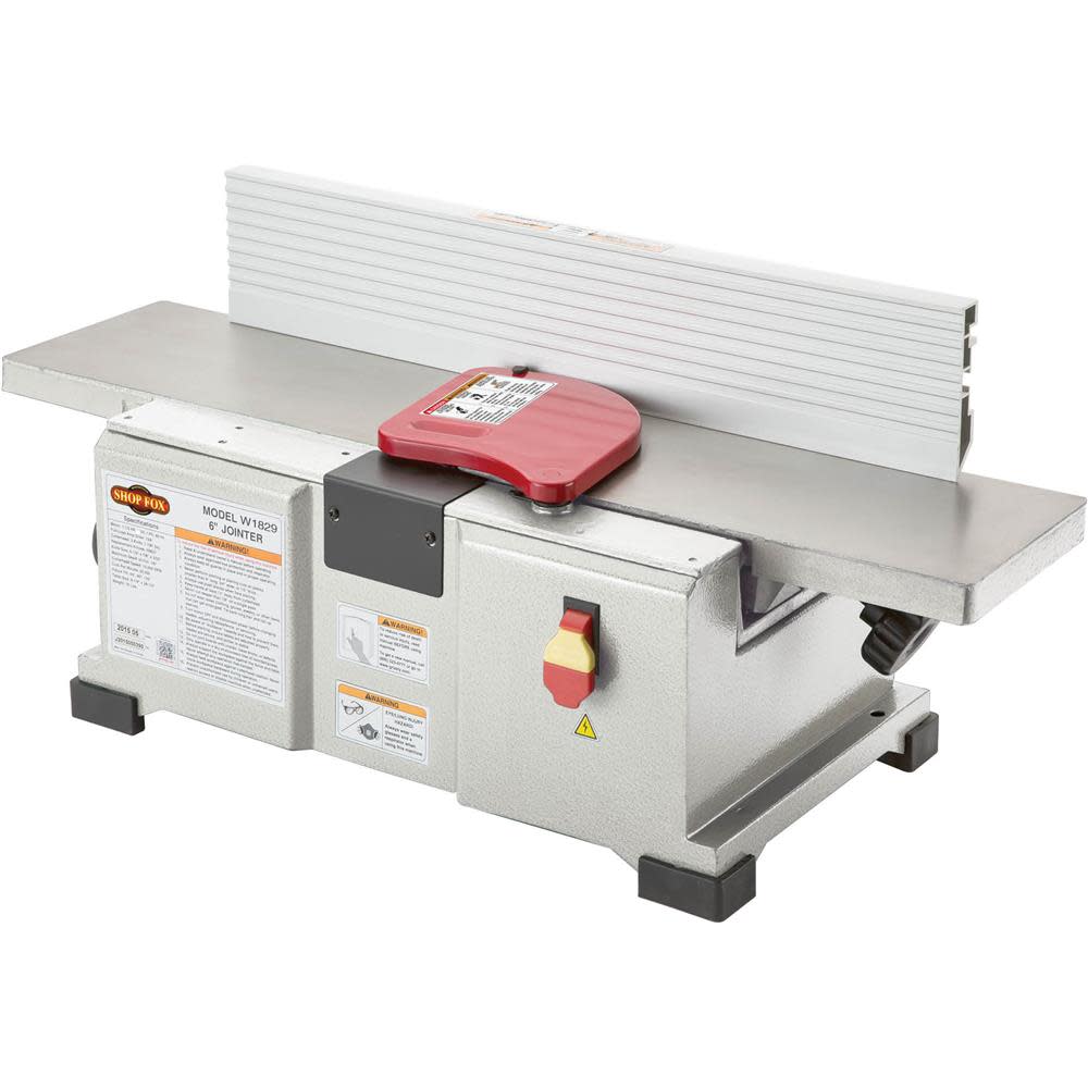 Shop Fox Benchtop Jointer 110V 1 1/2HP 1 Phase 6 ;