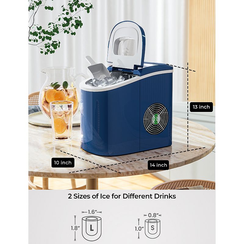 Mini Portable Compact Electric Ice Maker Machine