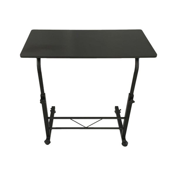 Removable E1 15MM Chipboard and Steel Side Table Black