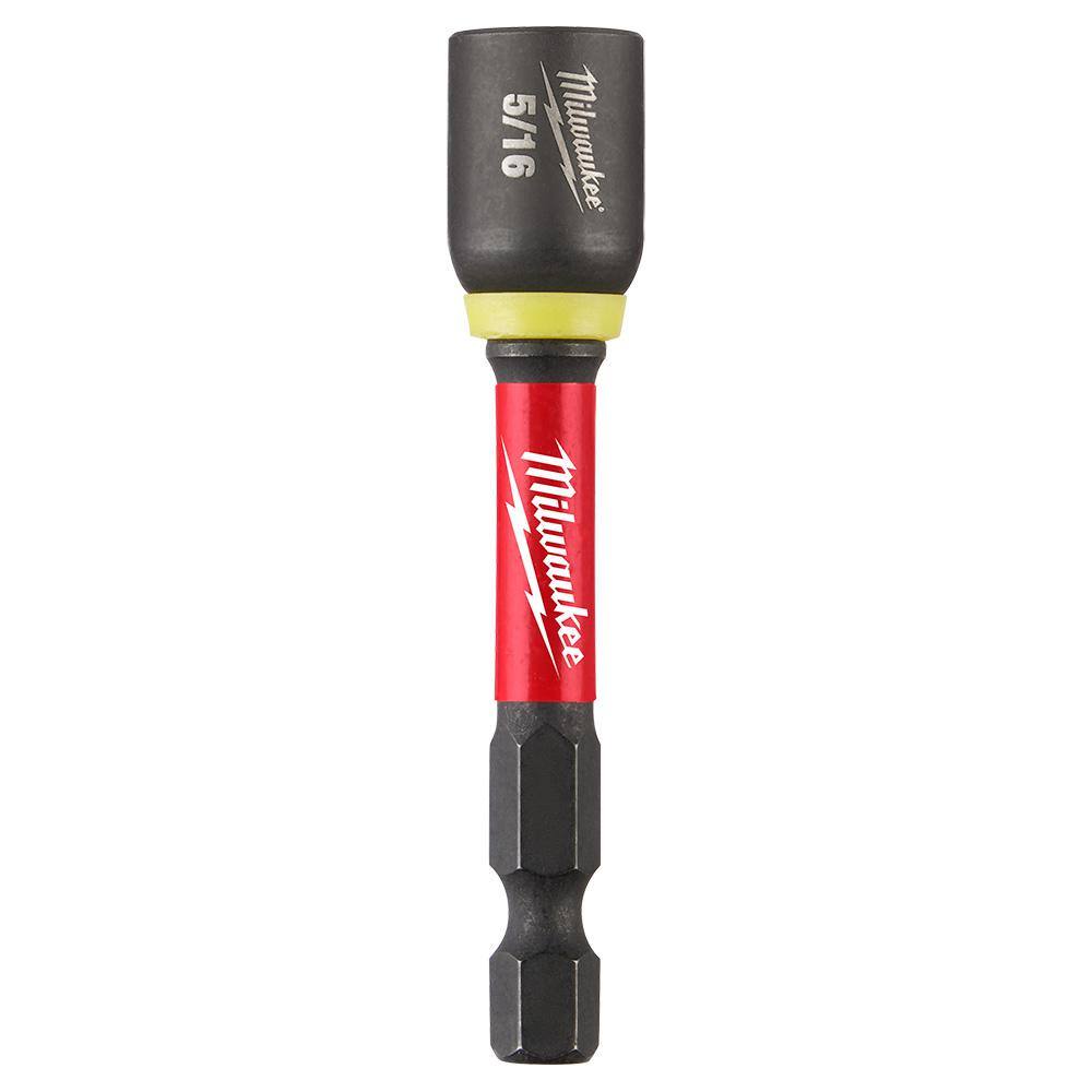 MW SHOCKWAVE Impact Duty 516 in. x 2-916 in. Alloy Steel Magnetic Nut Driver (1-Pack) 49-66-4533