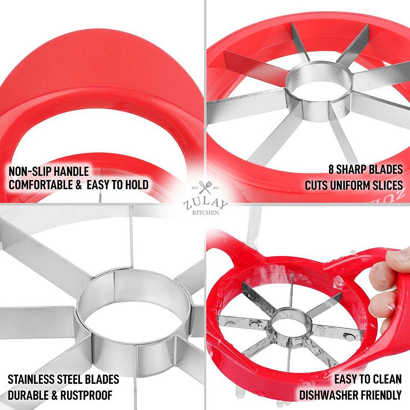 Apple Corer and Slicer With 8 Sharp Blades