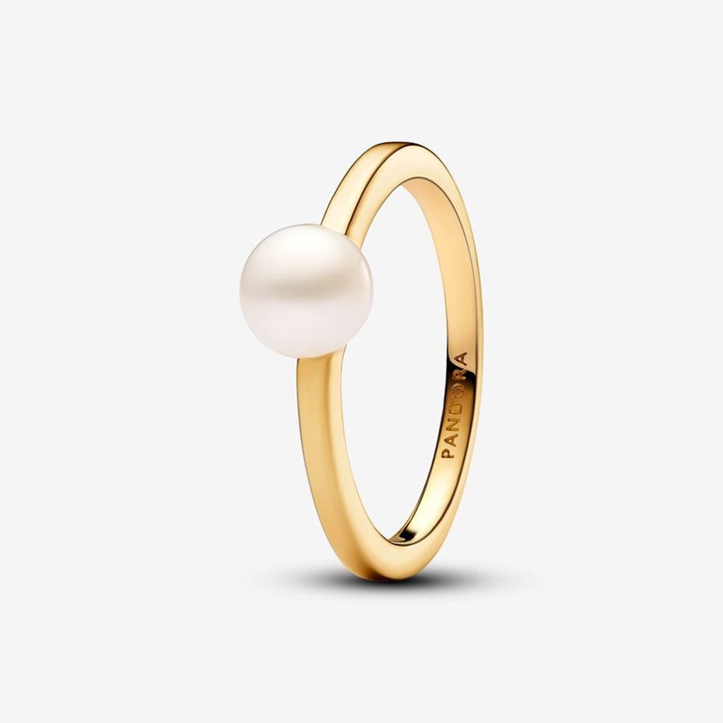 PANDORA  Treated Freshwater Cultured Pearl Ring in Gold