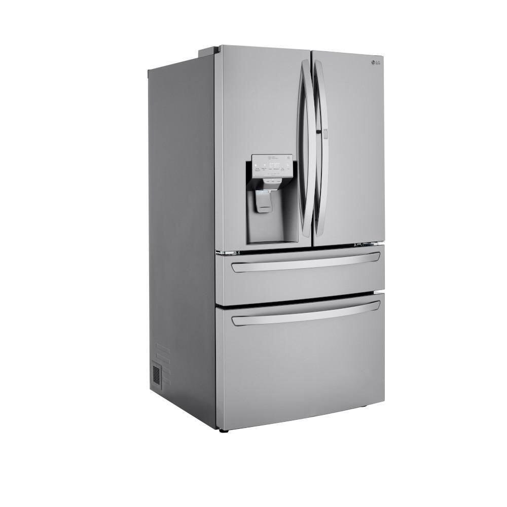 LG 30 cu. ft. 4-Door French Door Refrigerator Door-In-Door Full-Convert Drawer Craft Ice in PrintProof Stainless Steel LRMDS3006S