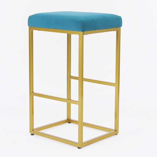 2pcs 30 Inch Backless Upholstered Bar Stools