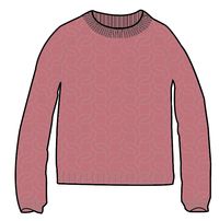 Harvest Recycled Knitted Jumper - Shell Pink